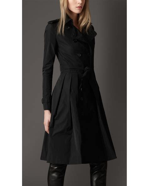 cheap burberry trench coats|Burberry pleated trench coat.